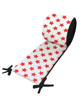 Protector de Cuna - Súper Suave - Estrellas Rojo